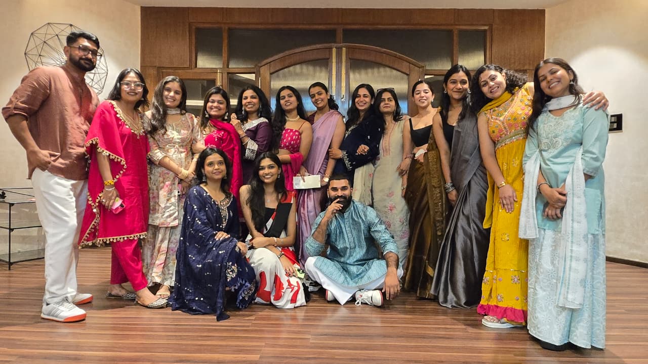 Children receiving pediatric physiotherapy screening at the camp