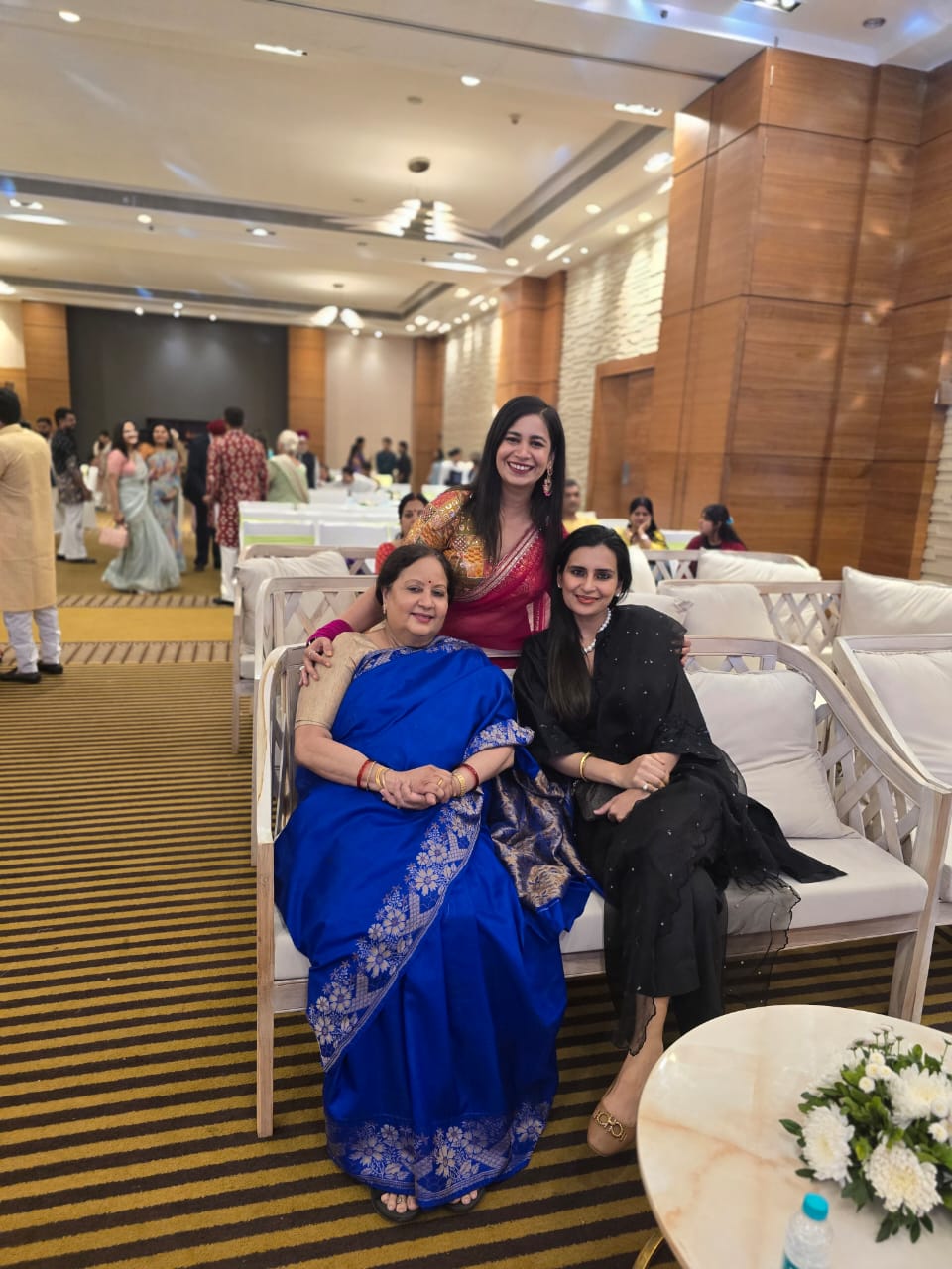 Foot pressure analysis being demonstrated live at the camp