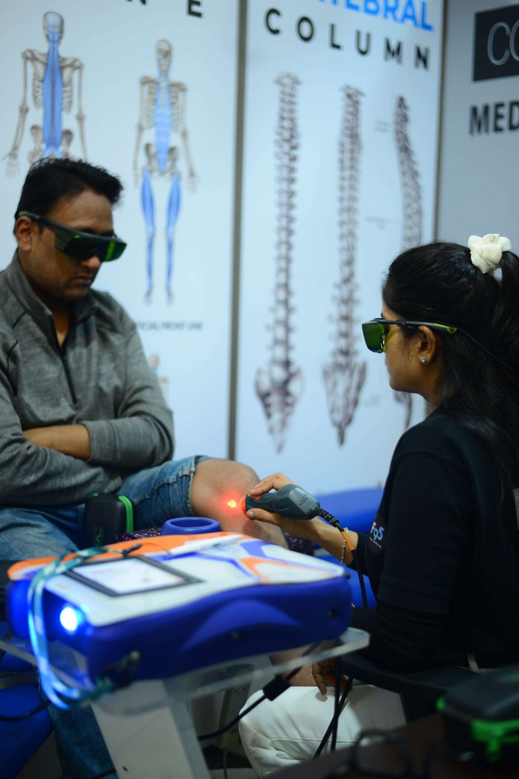 Free posture screening for school children by F95 team