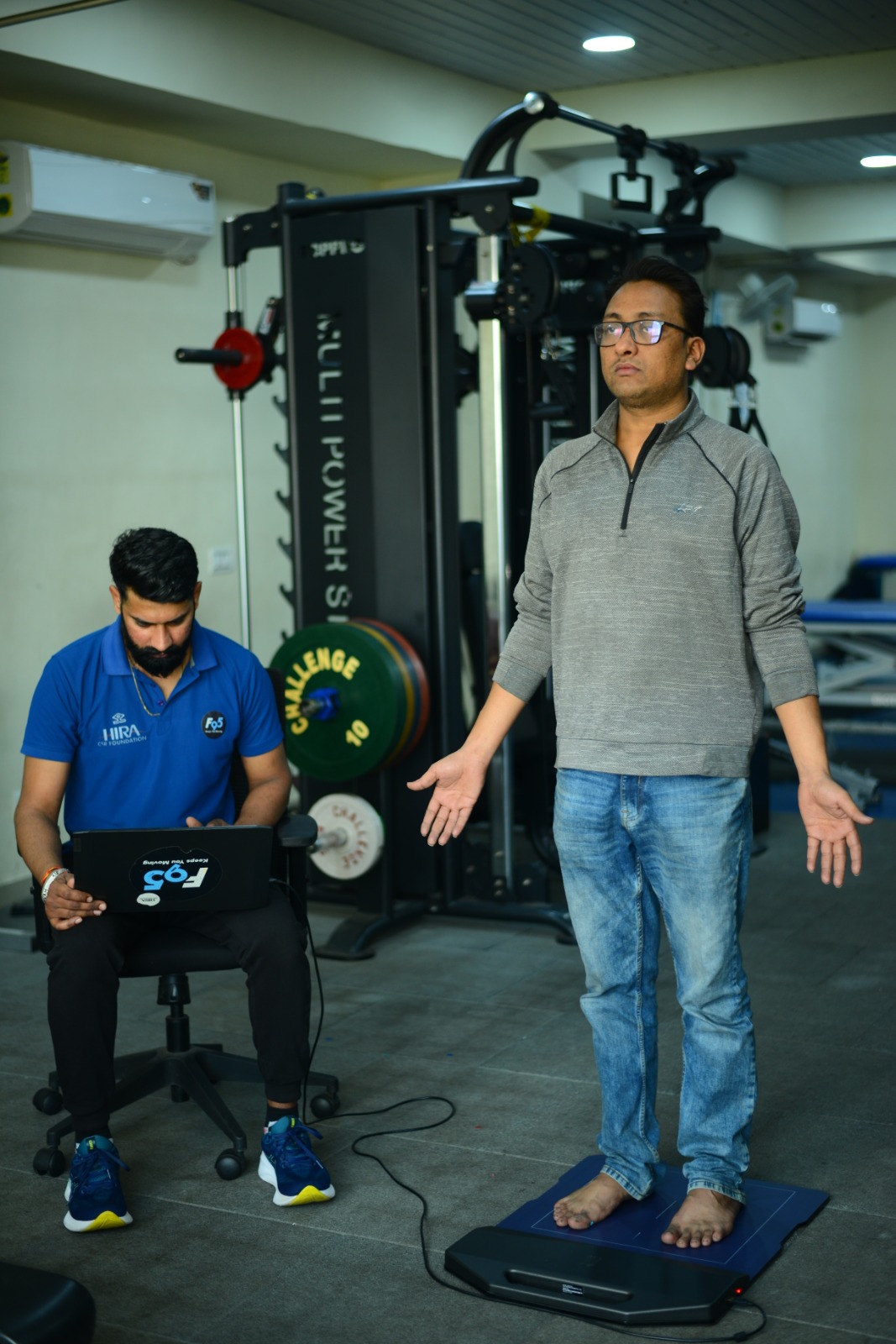 Group wellness activity conducted by F95 at school outreach programme